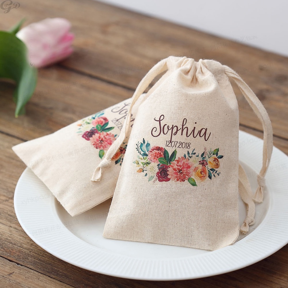 Baby Clothing Name - 100pcs Custom Name Logo Wedding Birthday