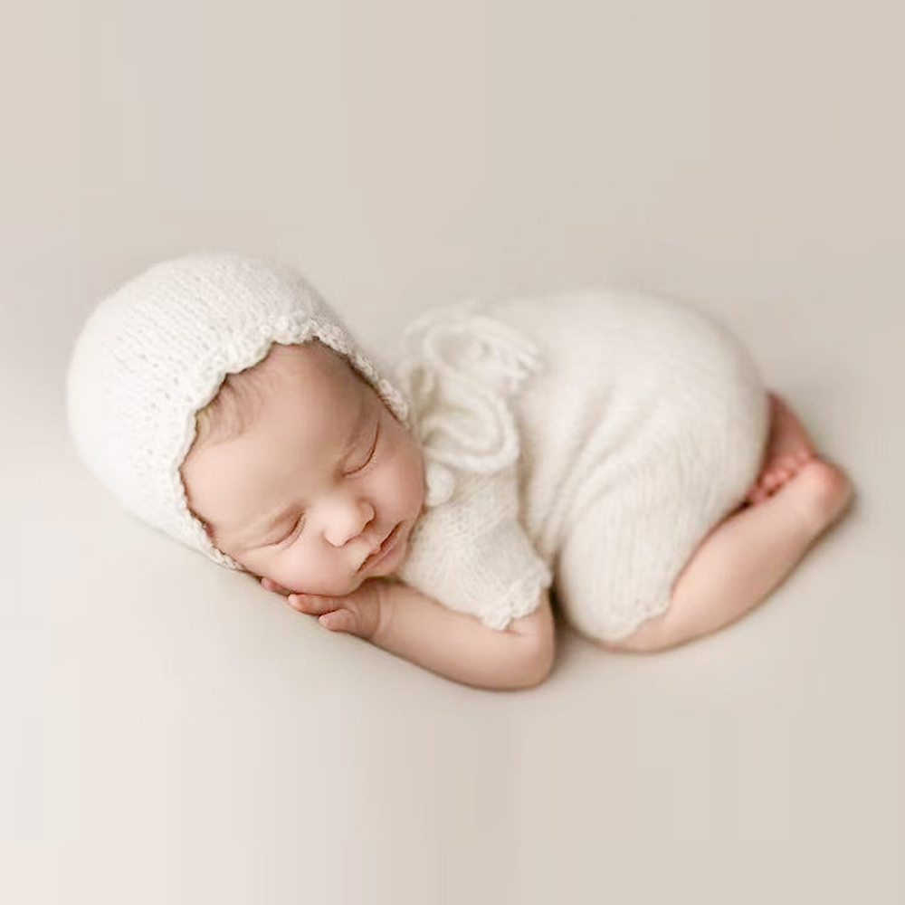 Baby Clothing Discount - Newborn Photography Props Baby Jumpsuit Hat