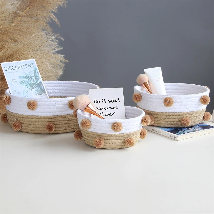 Baby Clothing Basket - Nordic Style Desktop Storage Baskets Large