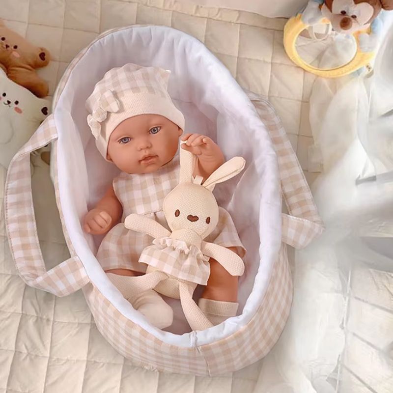 Baby Clothing Basket - 14inch 35cm Baby Doll with Clothes