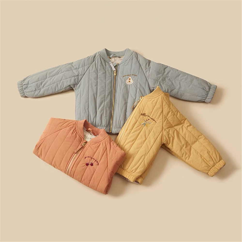 Baby Clothing Zip - 1-6Y Kids Clothing Spring Thickened Down