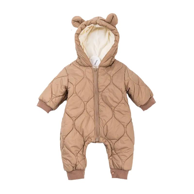 Baby Clothing Zip - Newborn Baby Romper Winter Thicken Cotton