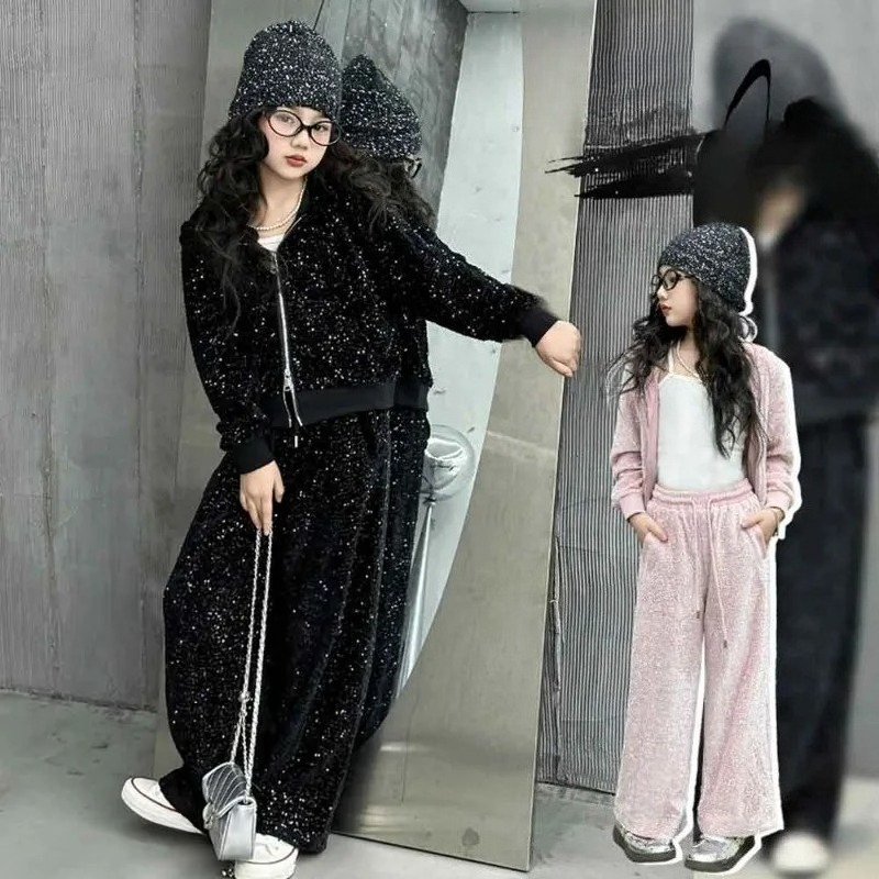 Baby Girls Sequin Clothes Sets - Baby Clothing Zip 评论和价格