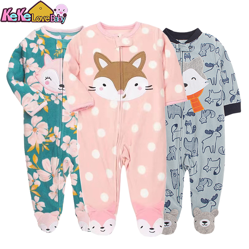 Newborn Baby Boy Girl Rompers  - Baby Clothing Zip 评论和价格