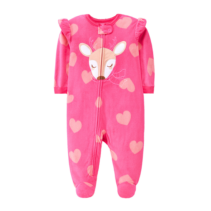 Newborn Baby Boy Girl Rompers  - Baby Clothing Zip 评论和价格