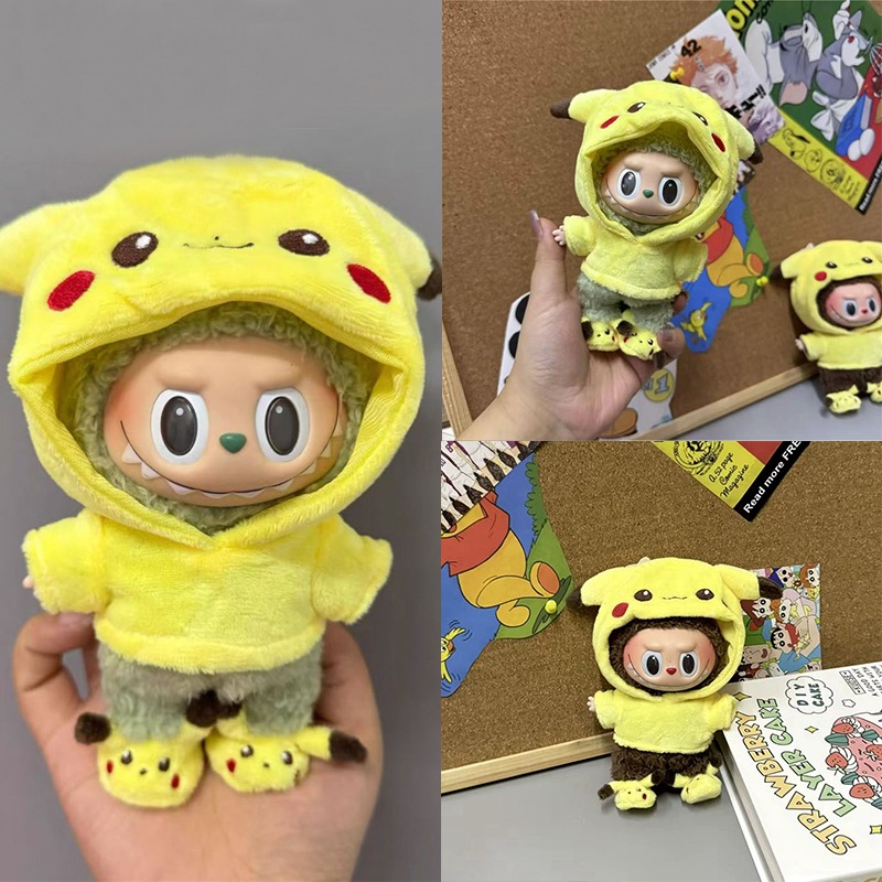 15 17cm For Labubu Doll Cartoo - Baby Clothing Unisex 评论和价格