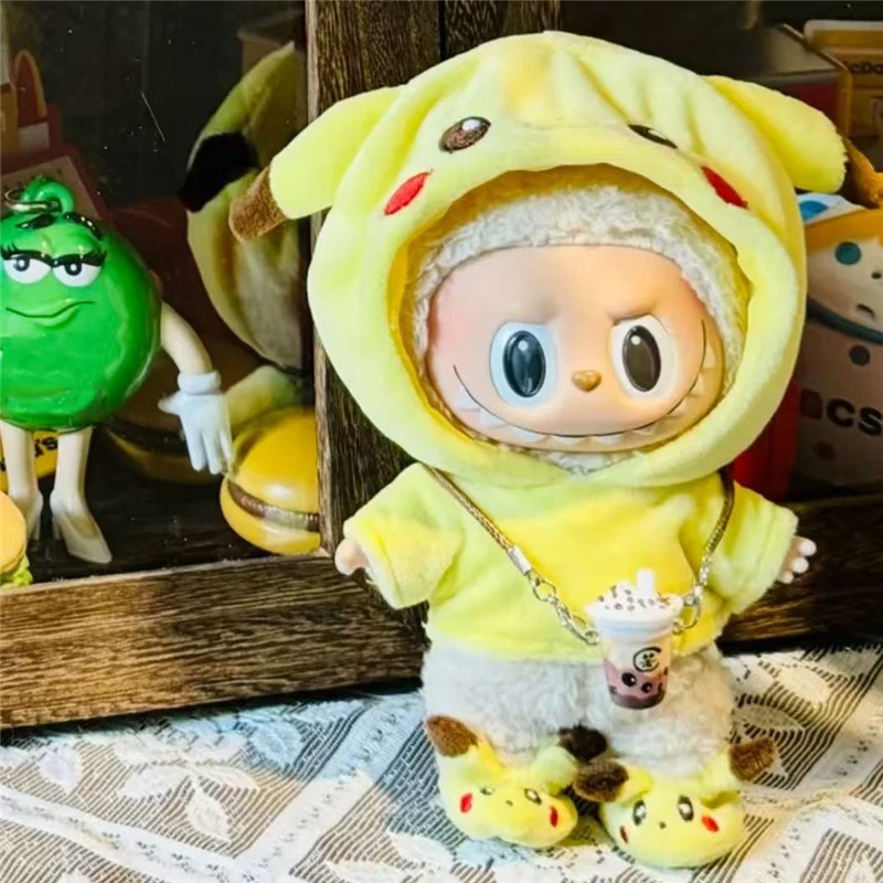 15 17cm For Labubu Doll Cartoo - Baby Clothing Unisex 评论和价格