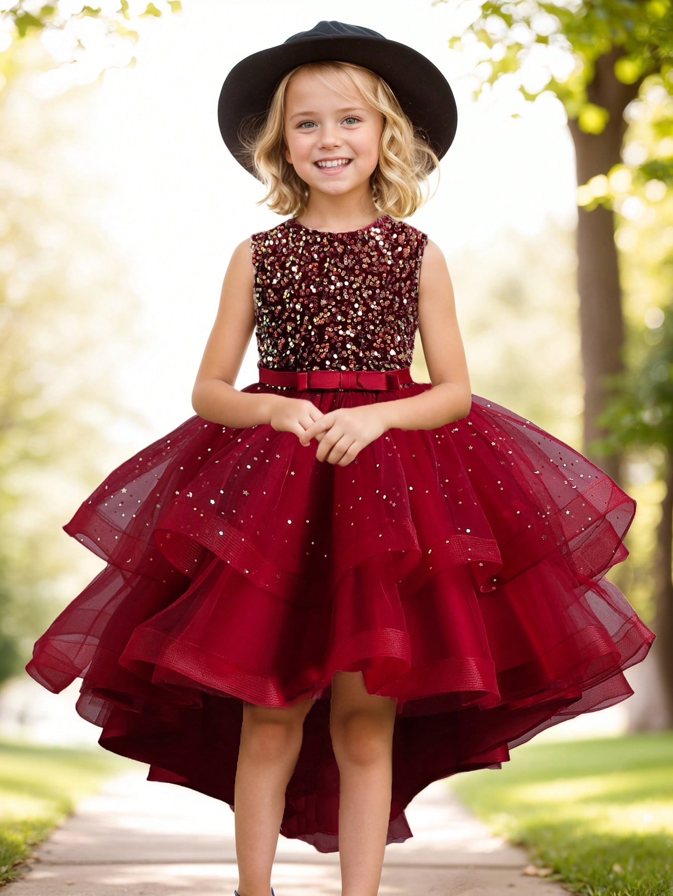 Baby Girl Princess Floral Sequ - Baby Clothing Discount 评论和价格