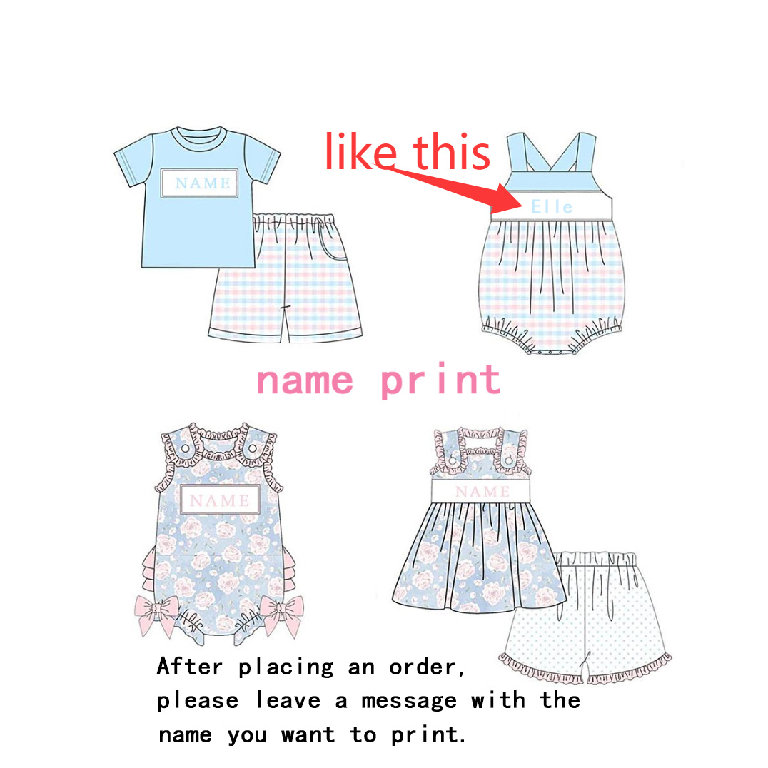 Custom Design Children Matchin - Baby Clothing Name 评论和价格