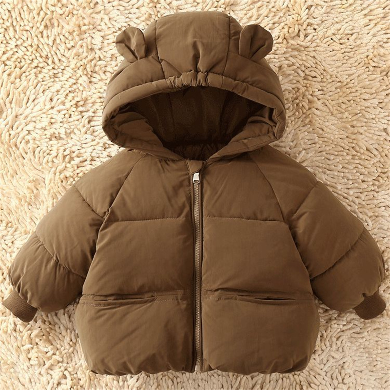 Girls Cotton Coat Boys Thick H - Baby Clothing Zip 评论和价格