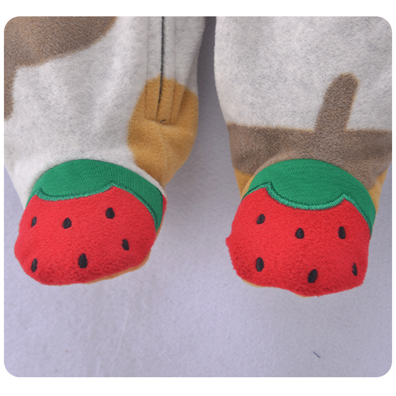 Winter Baby Boy Girl Rompers C - Baby Clothing Zip 评论和价格