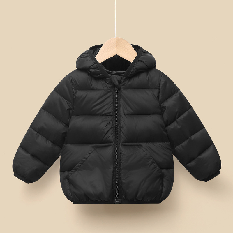 Children's Down Coat Girls Hoo - Baby Clothing Zip 评论和价格