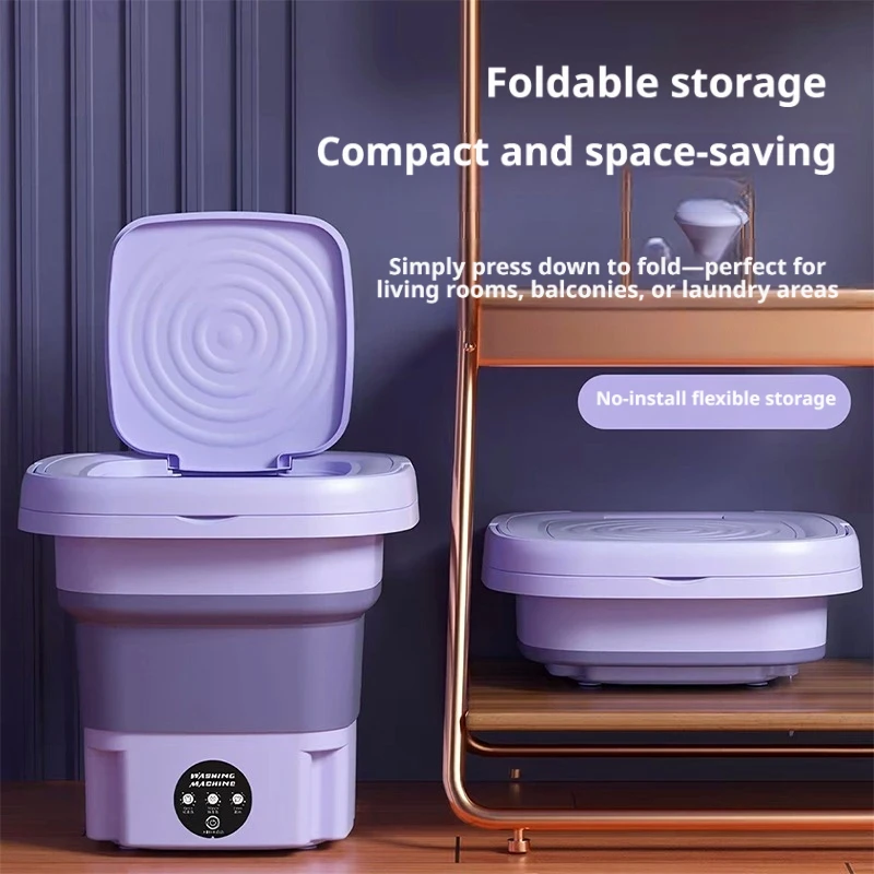 9L Fold Mini Washing Machine P - Baby Clothing Basket 评论和价格