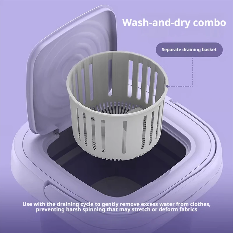 9L Fold Mini Washing Machine P - Baby Clothing Basket 评论和价格