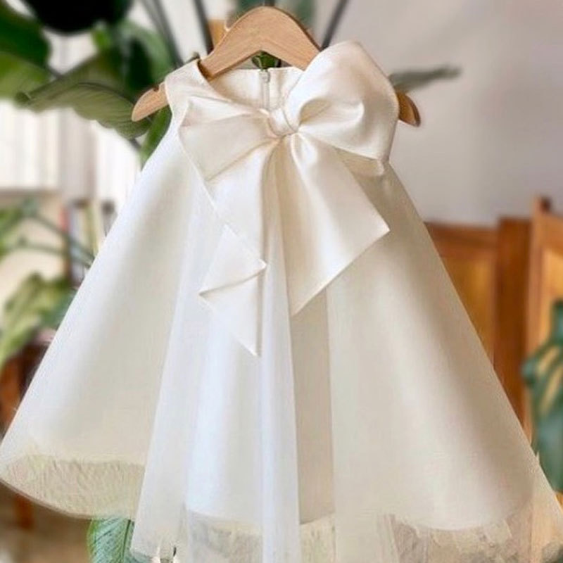Summer Big Bow Baby Girl Dress - Baby Clothing Discount 评论和价格