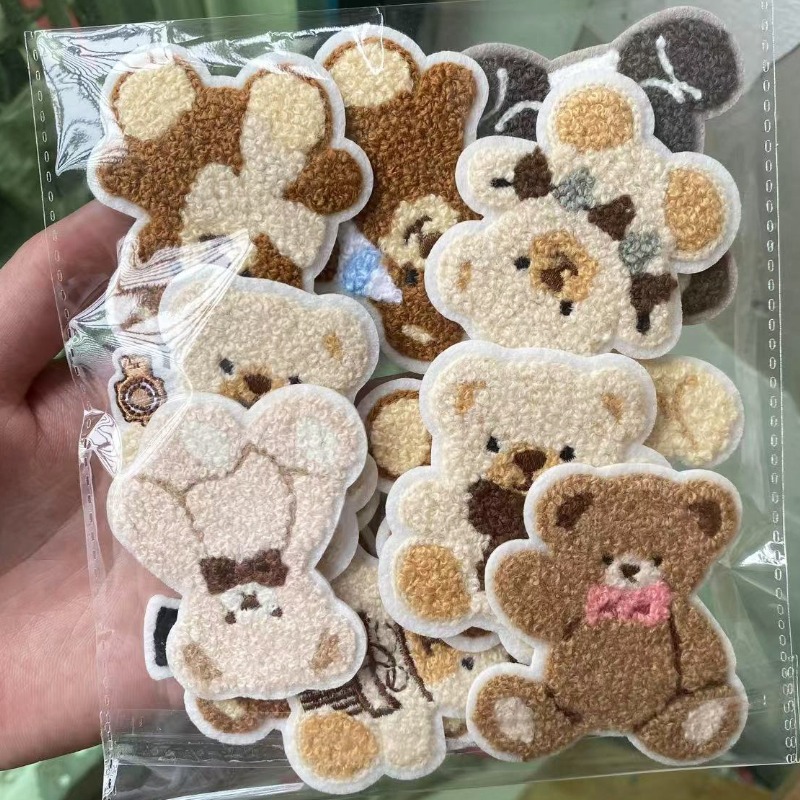 Towel Embroidered Cute Bear Pa - Baby Clothing Types 评论和价格