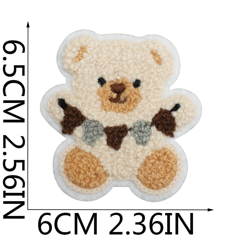 Towel Embroidered Cute Bear Pa - Baby Clothing Types 评论和价格