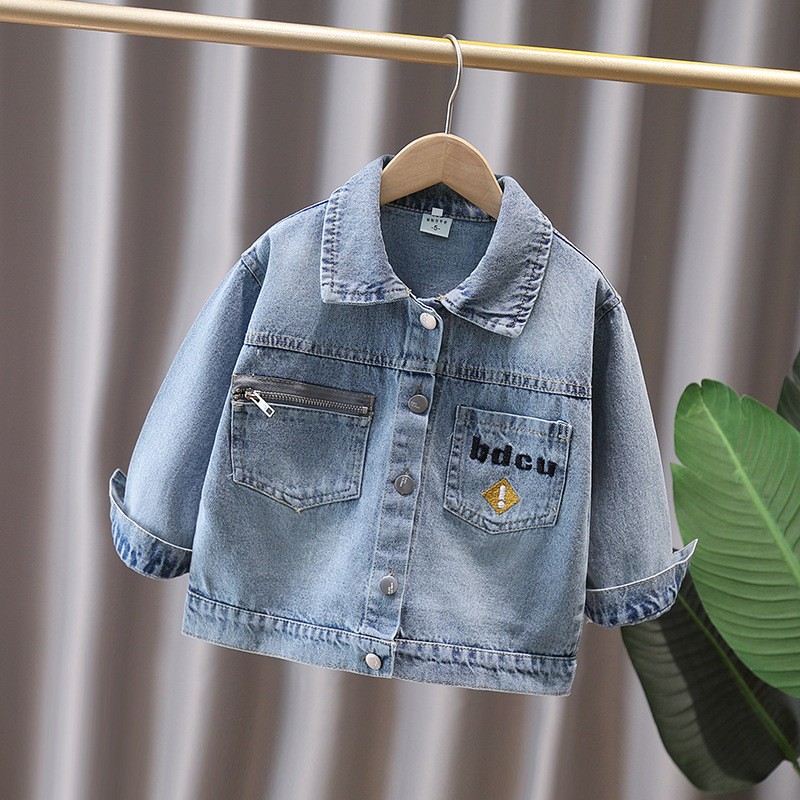 Cute Style Baby Child Denim Ja - Baby Clothing Unisex 评论和价格