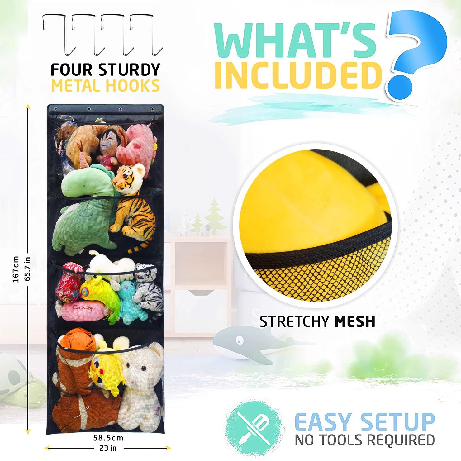 Storage Hanging Bag Over Door  - Baby Clothing Types 评论和价格