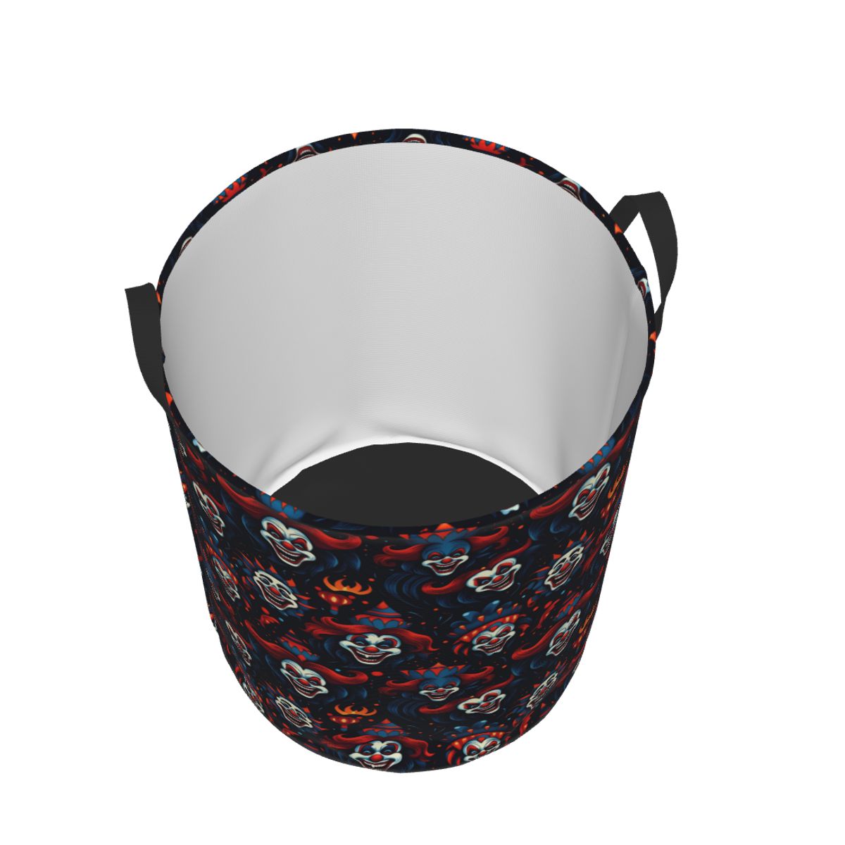 Halloween Red Blue Evil Clown  - Baby Clothing Basket 评论和价格