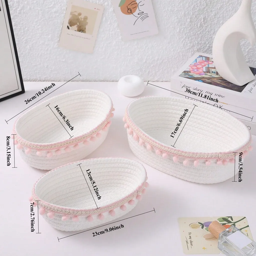 3 Sizes Skincare Cosmetic Stor - Baby Clothing Basket 评论和价格