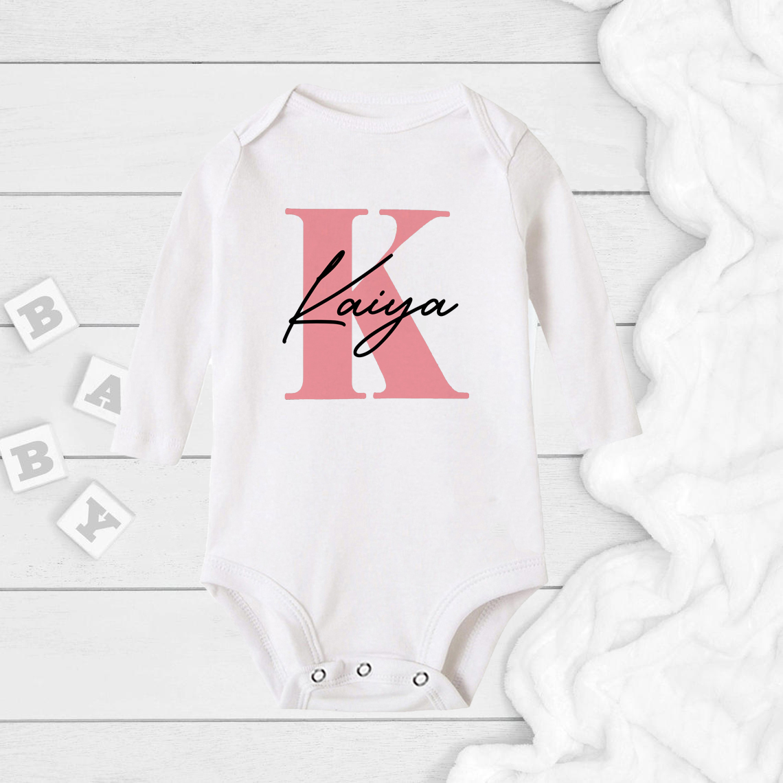 Baby Girl Name Romper Pregnanc - Baby Clothing Name 评论和价格