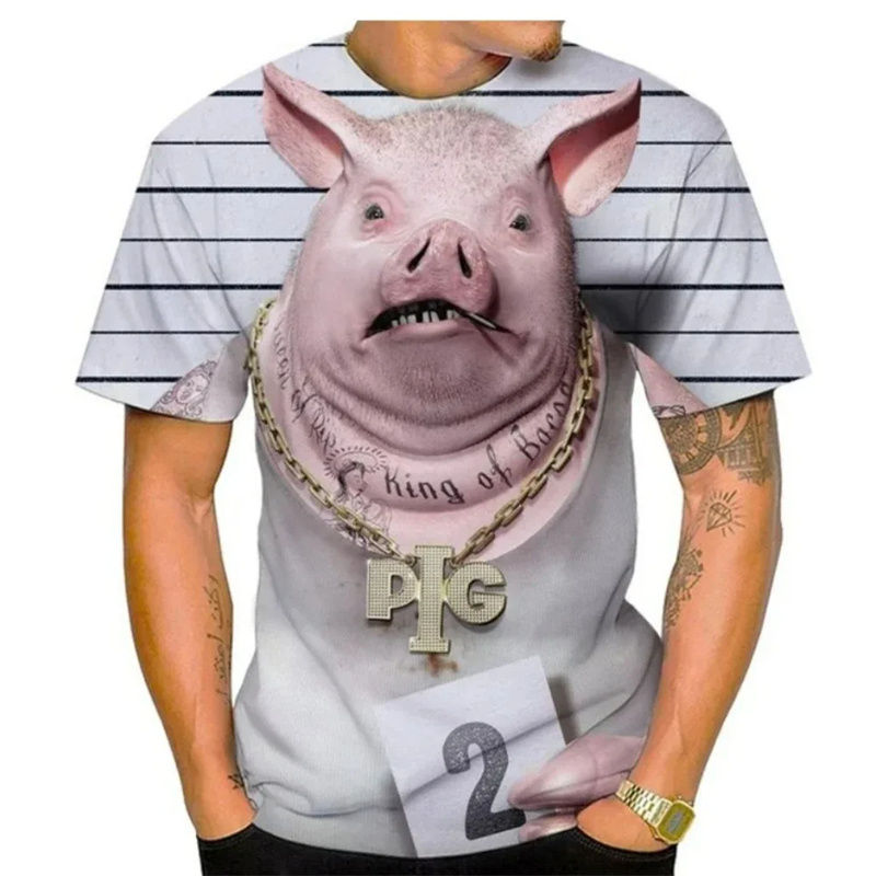 Summer Men T-shirt Summer 3D P - Baby Y2K Clothing 评论和价格