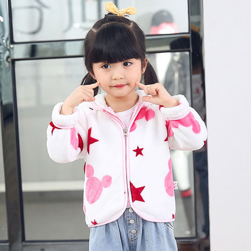 Children Flannel Jacket Autumn - Baby Clothing Zip 评论和价格