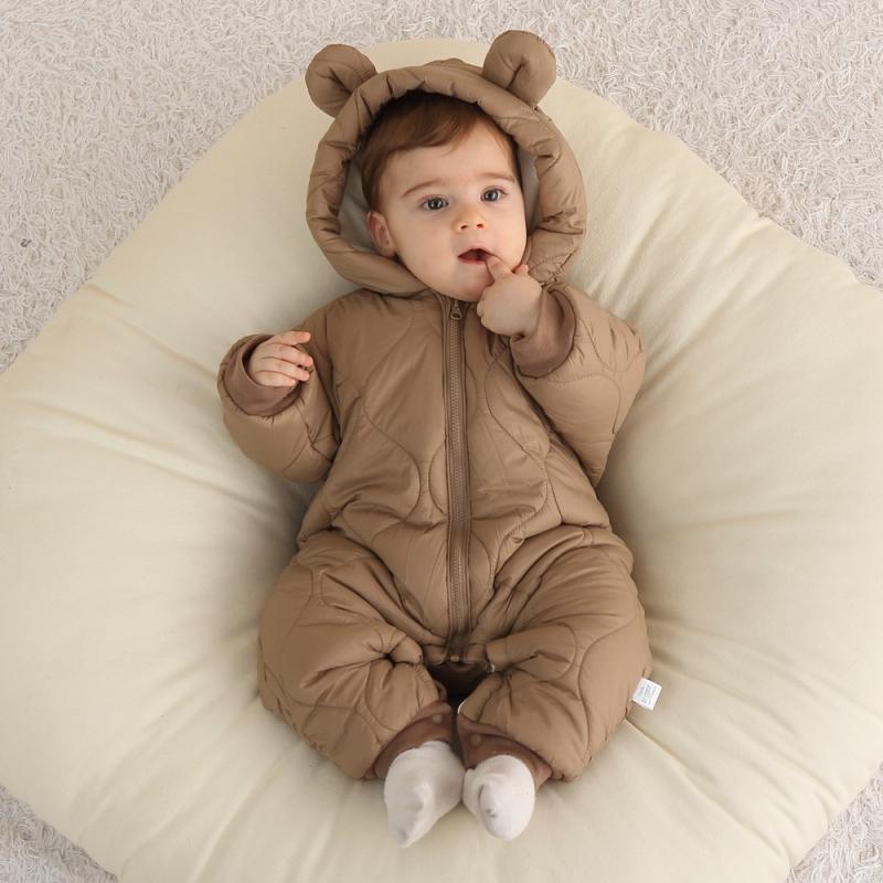 Newborn Baby Romper Winter Thi - Baby Clothing Zip 评论和价格