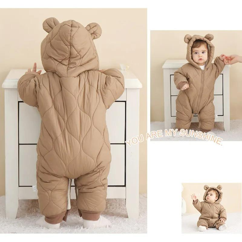 Newborn Baby Romper Winter Thi - Baby Clothing Zip 评论和价格