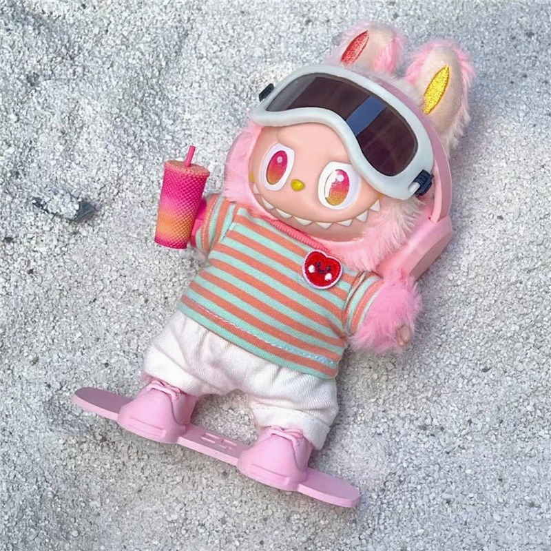 15 17cm For Labubu Doll Outdoo - Baby Clothing Unisex 评论和价格