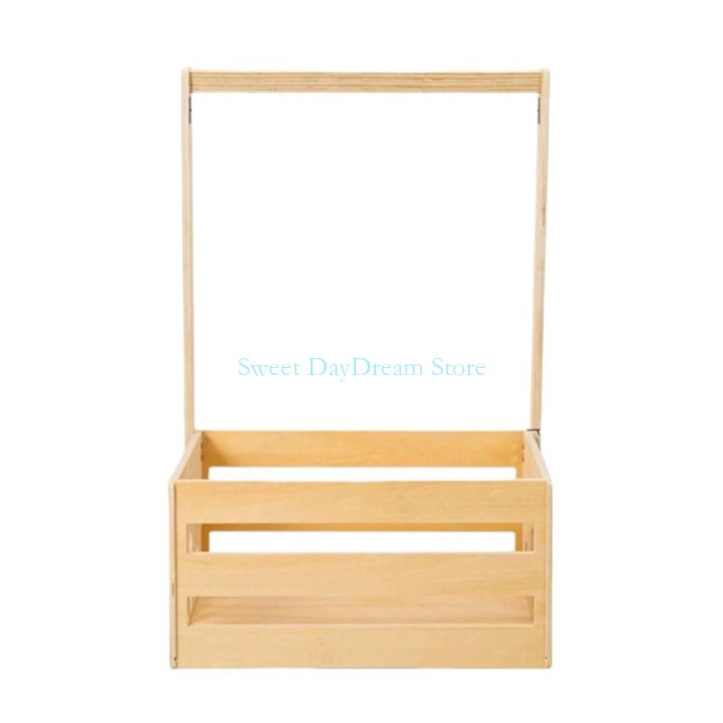 Y88C Wooden Baby Showers Gift  - Baby Clothing Basket 评论和价格