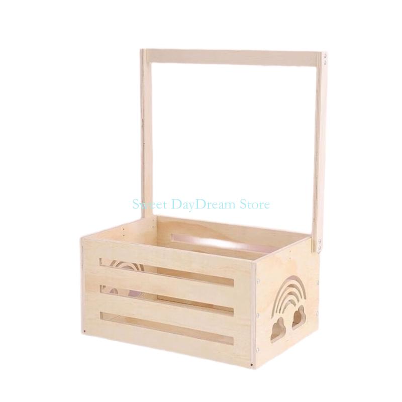 Y88C Wooden Baby Showers Gift  - Baby Clothing Basket 评论和价格